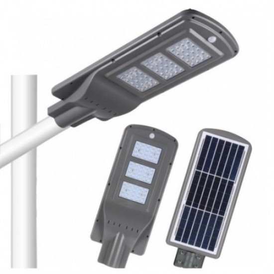 Соларна улична лампа със сензор за движение 80W LED ОСВЕТЛЕНИЕ Royalshop.bg 3