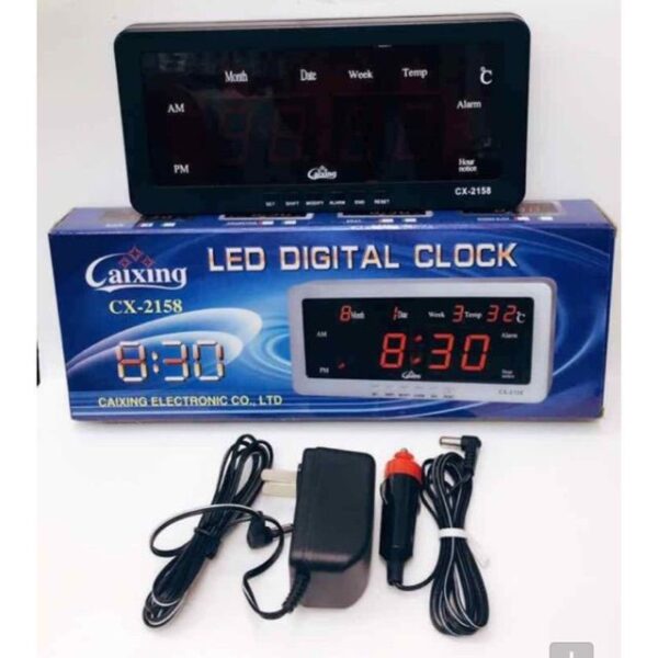 LED електронен часовник Caixing CX-2158 АКСЕСОАРИ Royalshop.bg
