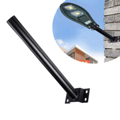 Стойка за улична лампа – 50см, черна