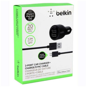 Зарядно устройство за кола Belkin 2 x USB , 2.1 A АВТО Royalshop.bg