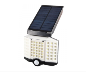 Соларна ротационна стенна лампа с фотоклетка и датчик за движение LED ОСВЕТЛЕНИЕ Royalshop.bg