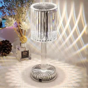 16 цвята LED кристална настолна лампа ДОМ И ГРАДИНА Royalshop.bg